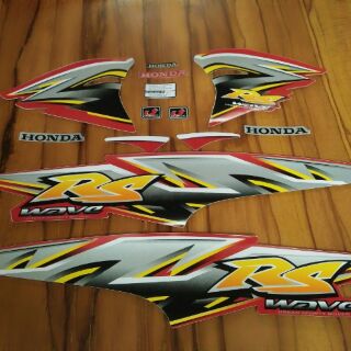 Bộ tem Wave RS màu đỏ 2007