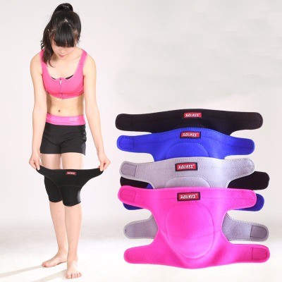 Đai cuốn đầu gói có đệm hơi tránh chấn thương, hỗ trợ đầu gối chuyên gym, chính hãng- AOLIKES AL 0216