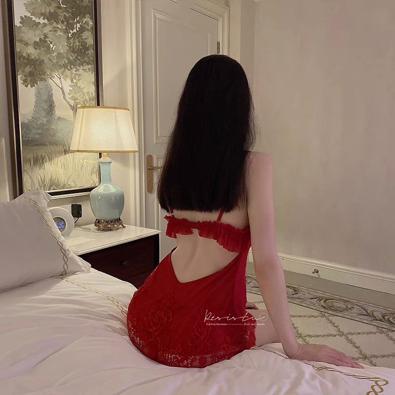 YT1448 Váy Ngủ Có Gọng Nâng Ngực , Ren Mềm Mại Gợi Cảm Quyến Rũ • Đồ Ngủ Sexy
