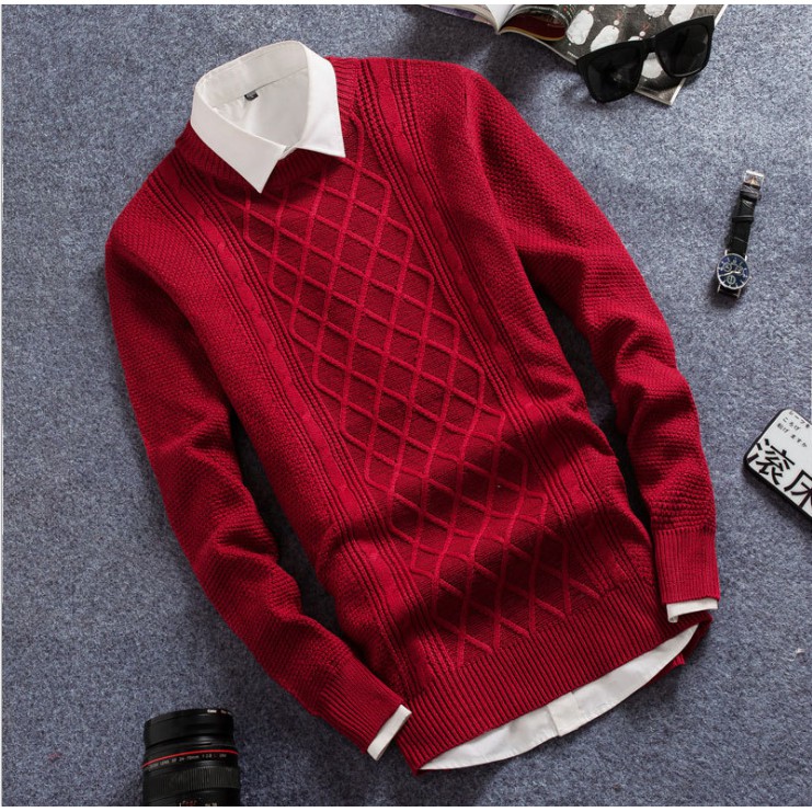 Áo Len Nam Vặn Thừng Cổ tròn Mẫu Mới 2019 | BigBuy360 - bigbuy360.vn
