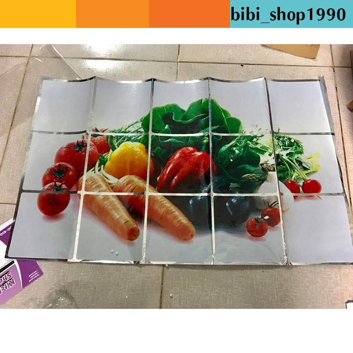 Giấy Dán Bếp Tráng Nhôm Chịu Nhiệt Chống Dầu Mỡ Khổ 45 x 75 cm