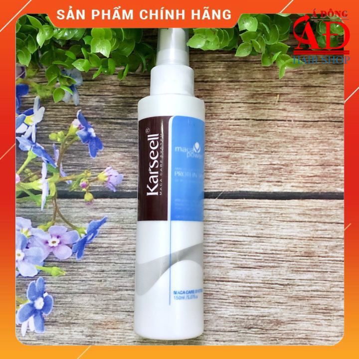 [Chính hãng] [Siêu rẻ] XỊT DƯỠNG ẨM TÓC SIÊU MƯỢT KARSEELL MACA ESSENCE REPAIR PROTEIN SPRAY 150ML