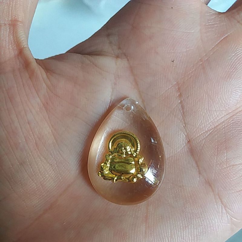 Mặt thủy tinh phật di lạc, quan âm, mặt dây chuyền