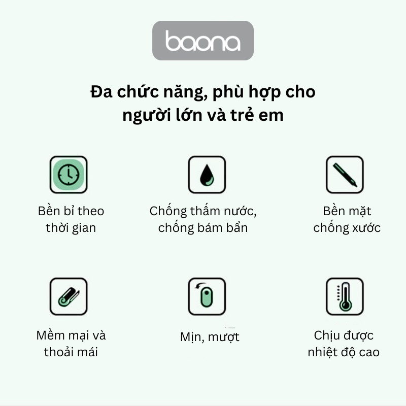 Thảm da 2 mặt, trải bàn làm việc, phụ kiện laptop, Deskpad nhiều size - baona.vn