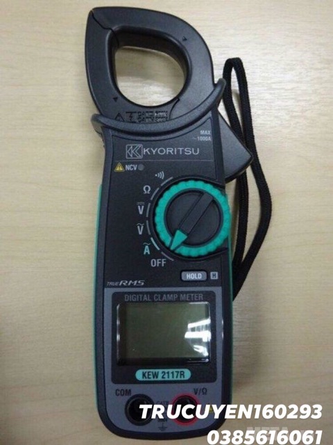 Ampe kìm Kyoritsu 2117R đo dòng điện AC tới 1000A