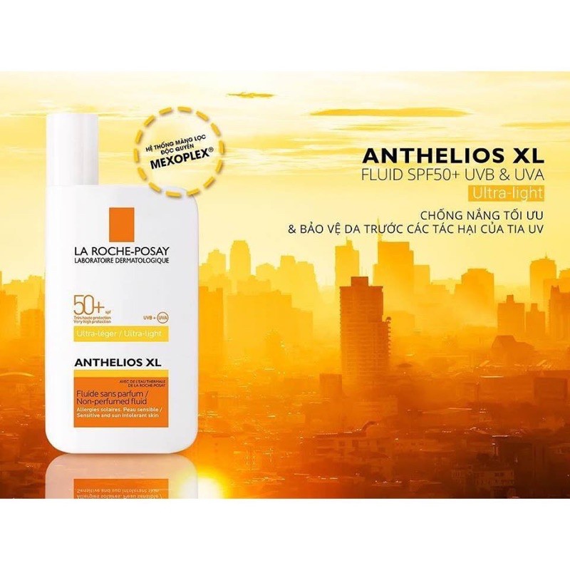 Kem chống nắng La Roche Posay Anthelios  50ml UVB + UVA Spf 50 - Chống nắng phổ rộng La Roche Posay