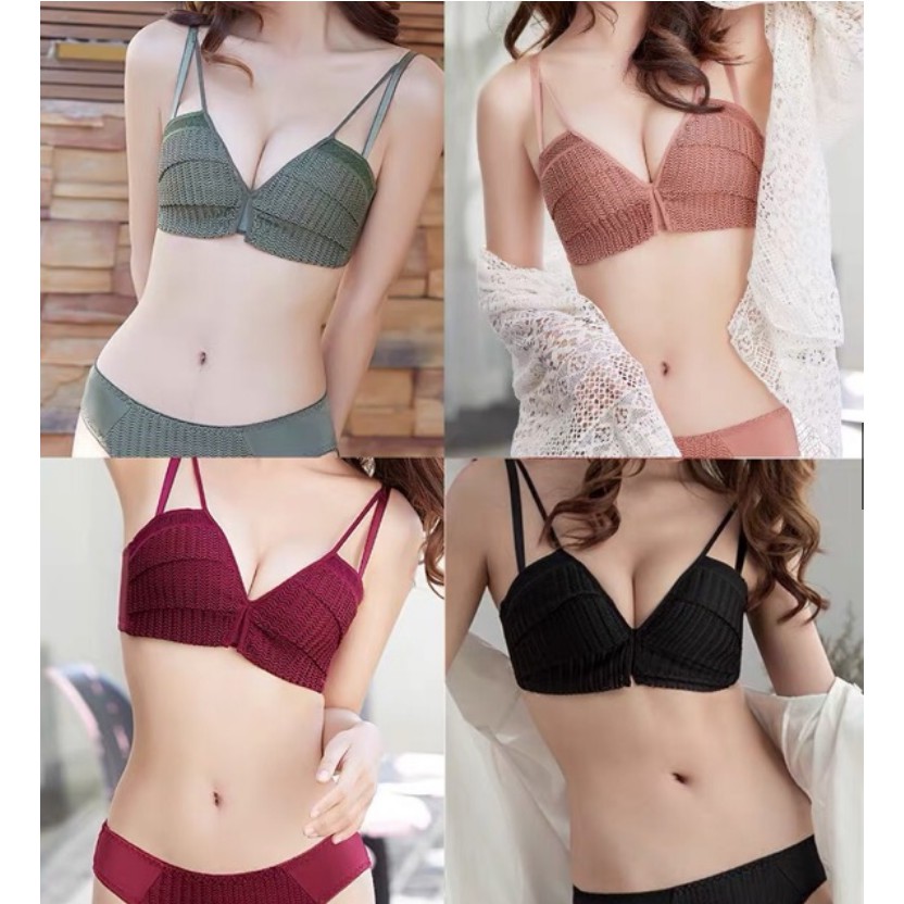 (Siêu sang chảnh) Bộ đồ lót ren đan quả ngang kiểu vintage cực đẹp | BigBuy360 - bigbuy360.vn