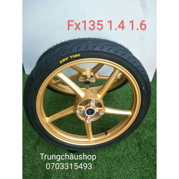 BÁNH MÂM KIỂU RCB GẮN EX 135 NHƯ ZIN full VỎ CAMEL KO RUỘT 60.70