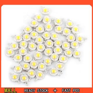 50 đi ốt 2 van điện cực 1W năng lượng cao cho đèn led màu trắng 110-120 lumens