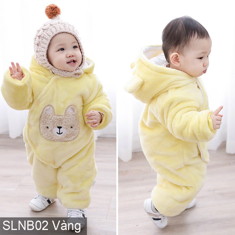 Body ủ ấm nỉ bông 3 lớp cho bé Hàng cao cấp xuất Nhật SLNB02