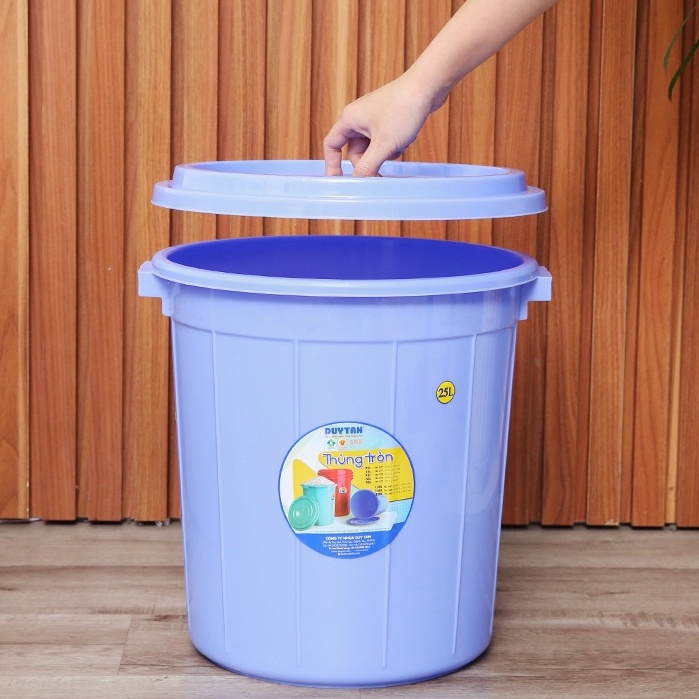 Thùng nhựa tròn Có Nắp đựng nước Duy Tân 25-35-45-60-90-120-160 Lít