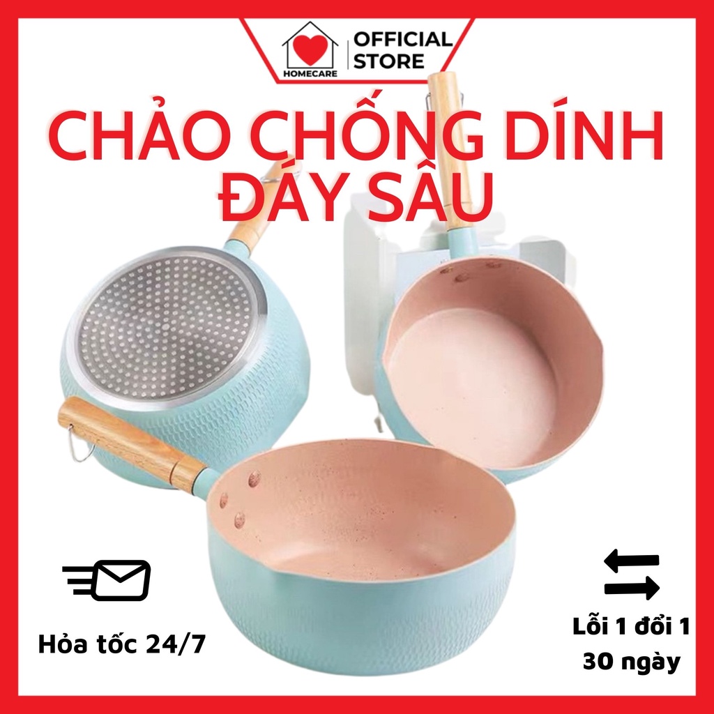 Chảo chống dính đáy sâu lòng cao cấp