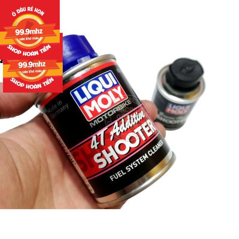 Chai vệ sinh buồng đốt kim phun Liqui Moly 4T additive shooter fuel system cleaner (nắp xanh)