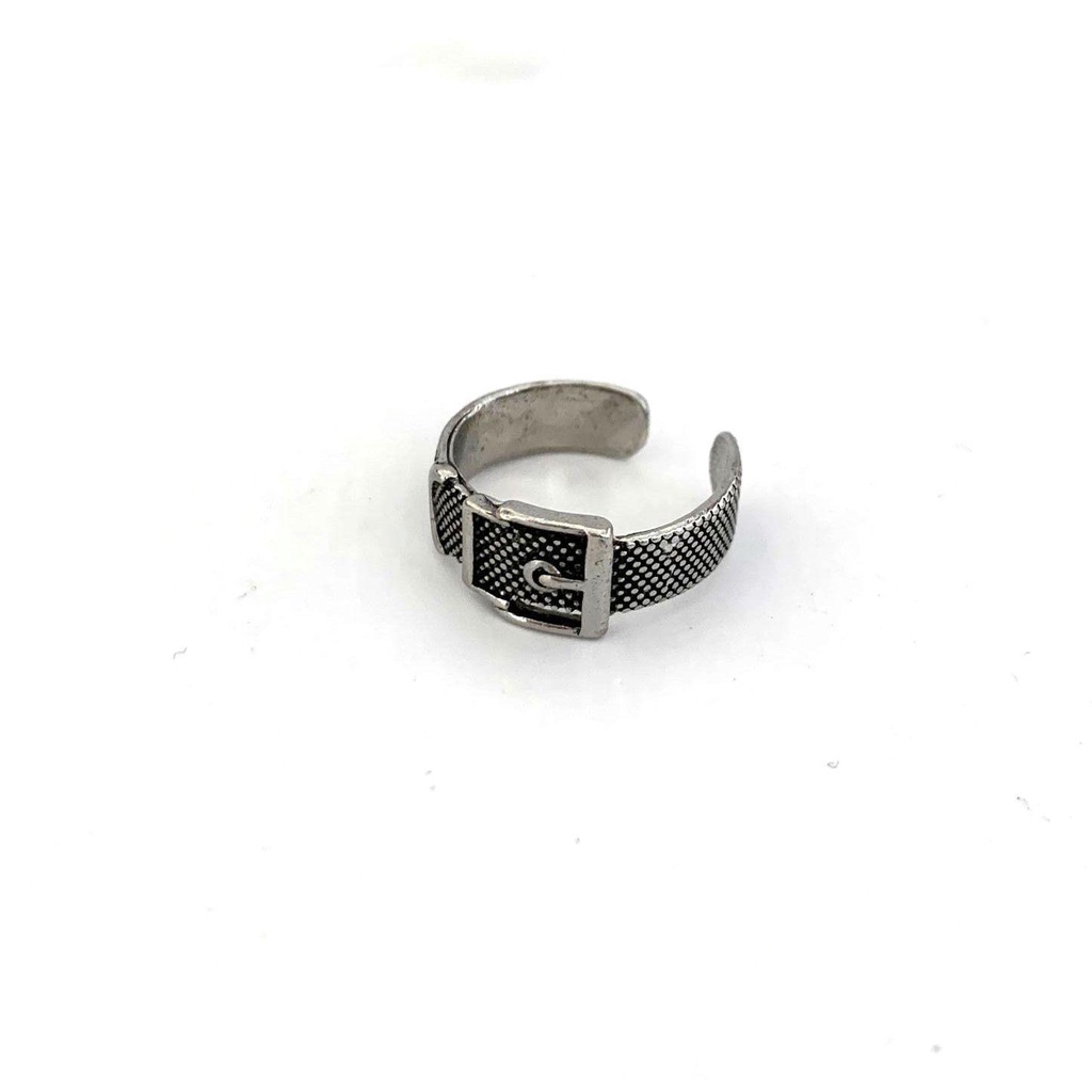 Nhẫn Dây Xích Chéo Thời Trang Cổ Điển KENT1|Vòng Đeo Tay Kiểu Gothic Đơn Giản Có Thể Điều Chỉnh