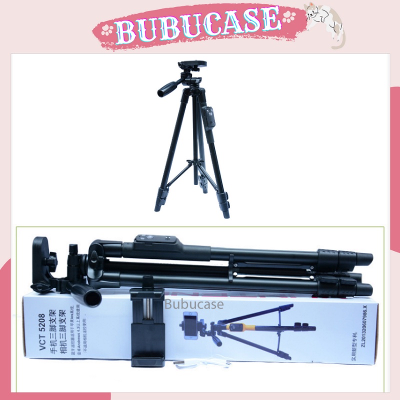 Giá đỡ Điện thoại / Máy ảnh / Tripod Yunteng 5208RM chất liệu nhôm cao cấp linh hoạt tối đa