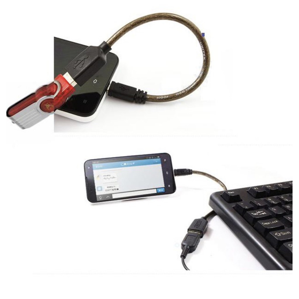 Cáp OTG Chuyển Micro USB sang USB 2.0 Unitek Y-C438