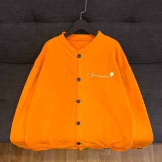 Áo Khoác Nỉ Bông UNCOVER FOOL GAME JACKET Unisex ( MÀU CAM+ ẢNH THẬT)