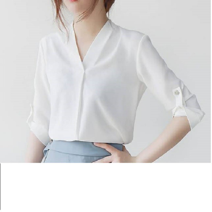ÁO SƠ MI NỮ CHẤT LỤA HABUTAI CAO CẤP CÔNG SỞ PARTY ĐỀU OK