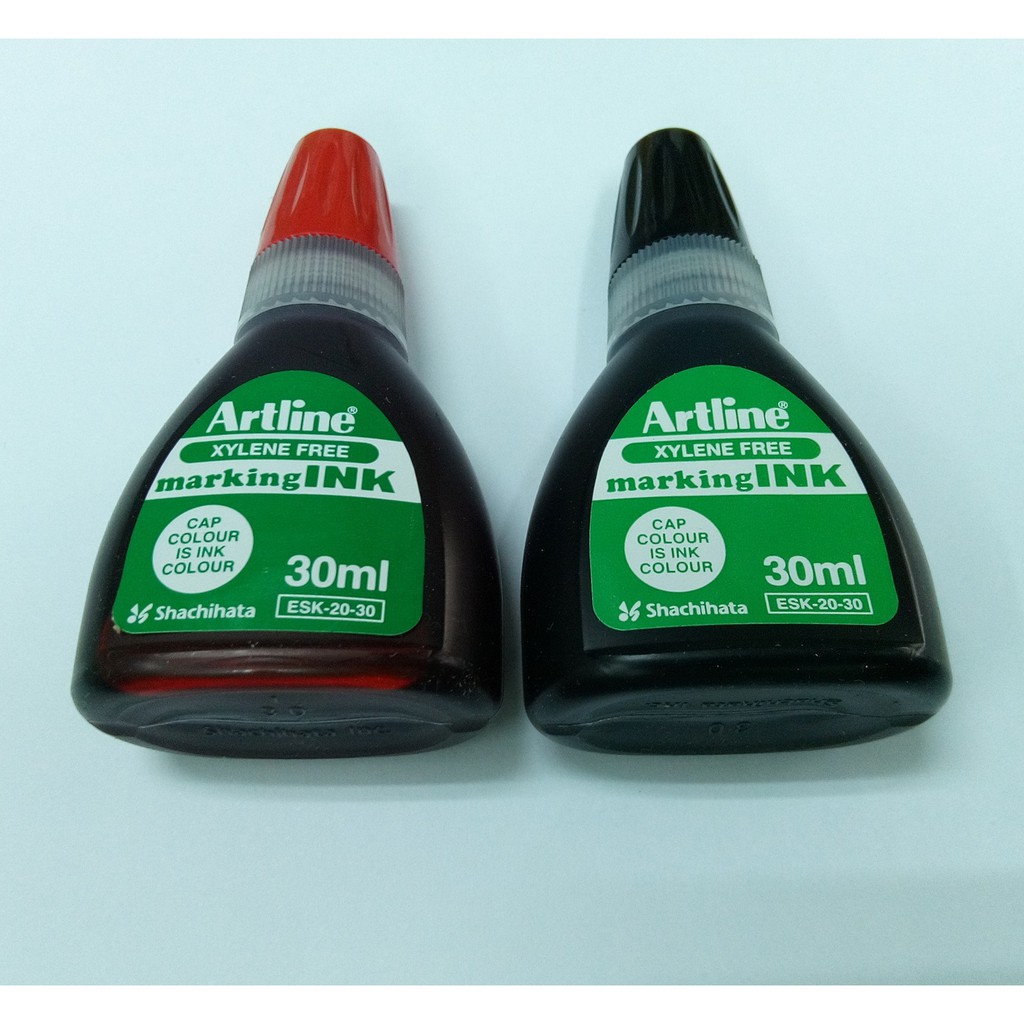 Mực Dầu Không Phai Đóng lên bao bì, nilon,... Artline ESK-20-30 Marking Ink, 30ml