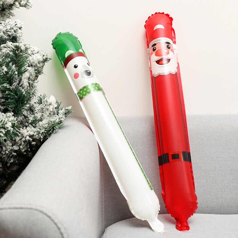 Que Bơm Hơi Bằng Lá Nhôm Hình Chữ Merry Christmas Thời Trang Trang Trí Nhà Cửa / Tiệc Cưới / Giáng Sinh