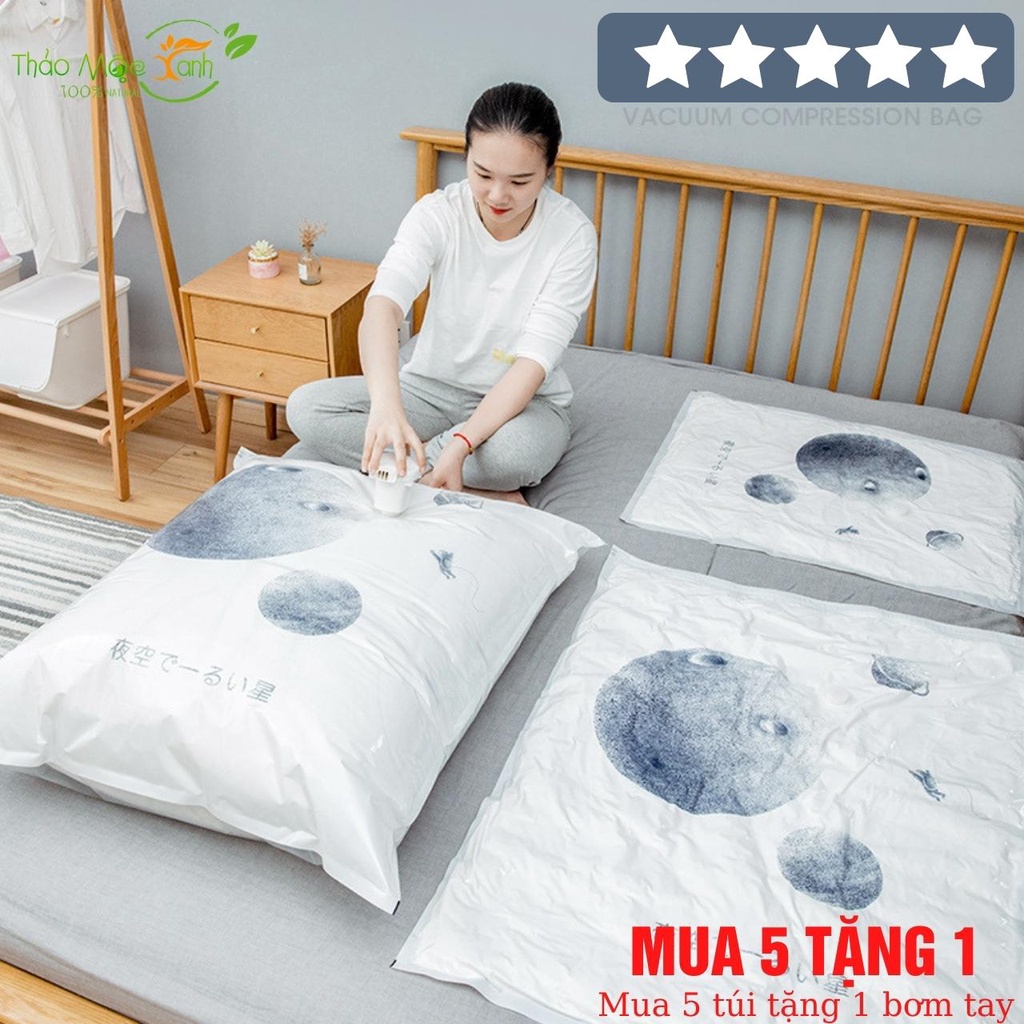 Túi Hút Chân Không Đựng Quần Áo Xuất Nhật Chính Hãng - Bảo Quản Quần Áo Chăn Màn - Gọn Gàng, Chống Nấm Mốc