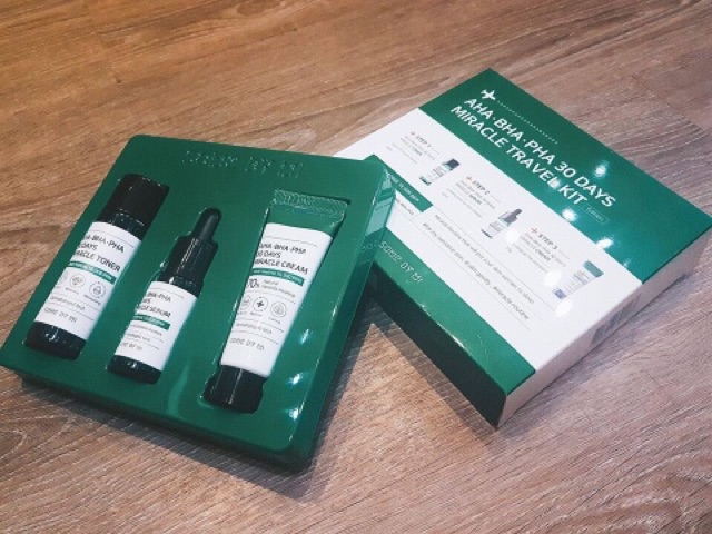 Set dưỡng da mụn SOME BY MI AHA-BHA-PHA 30 DAYS MIRACLE TRAVEL KIT 3 món - 3 items | BigBuy360 - bigbuy360.vn