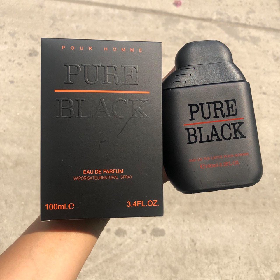 Nước Hoa Nam Pure black 100ml hương cuốn hút | Thế Giới Skin Care