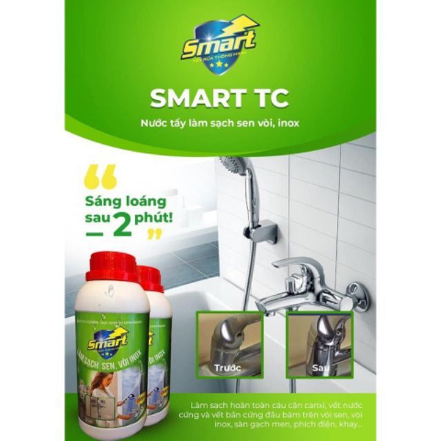 Tẩy cặn canxi trên inox,tẩy cặn trên vòi nước,dây sen,vòi hoa sen,vòi nước