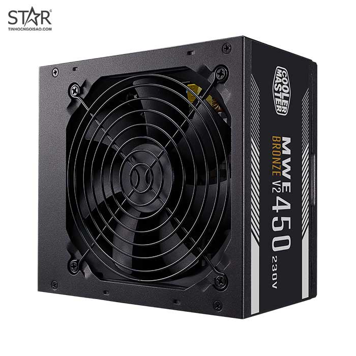 Nguồn Cooler Master 450W MWE 450 V2 230V 80 Plus Bronze (MPE4501ACABWBEU)