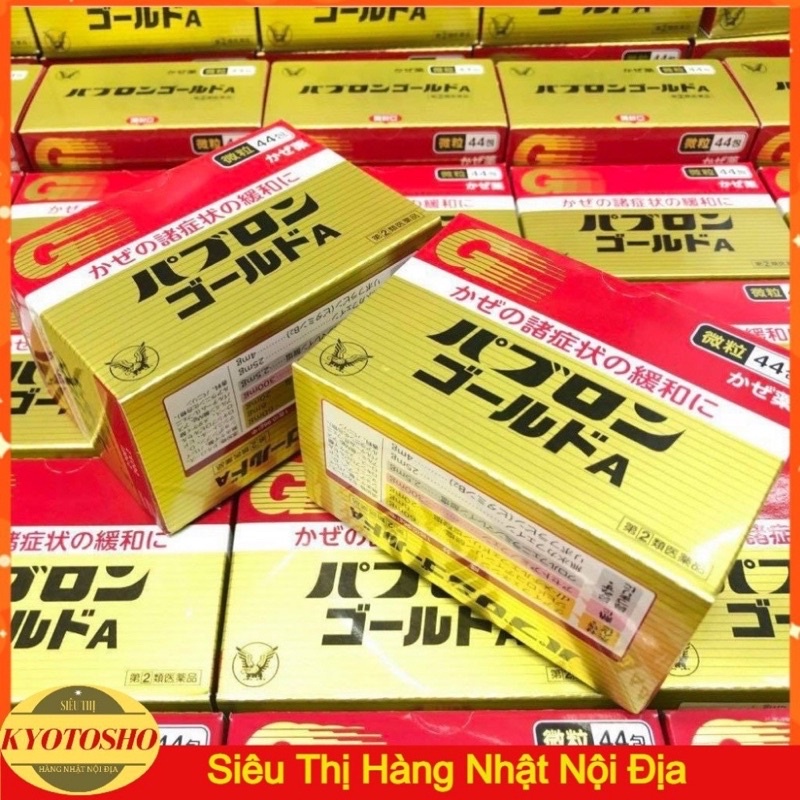 Hỗ trợ cảm cúm Taisho Pabron Nhật Bản hộp 44 gói