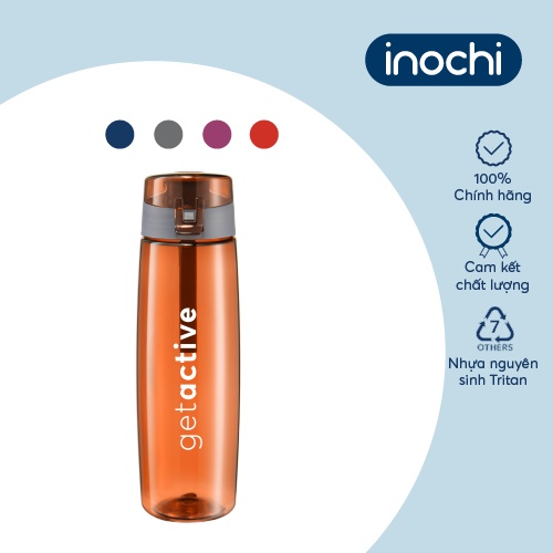 Bình nước thể thao Inochi - Kita Active 500/700ml (Nhiều màu)