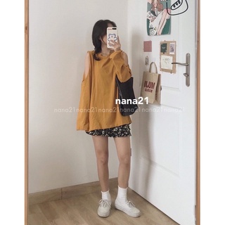 Áo thun dài tay cut out