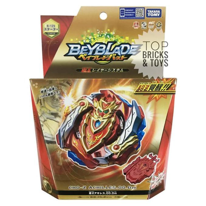 Takara Tomy Con Quay Beyblade Burst B-129 Cho-Z Achilles. 00. Dm