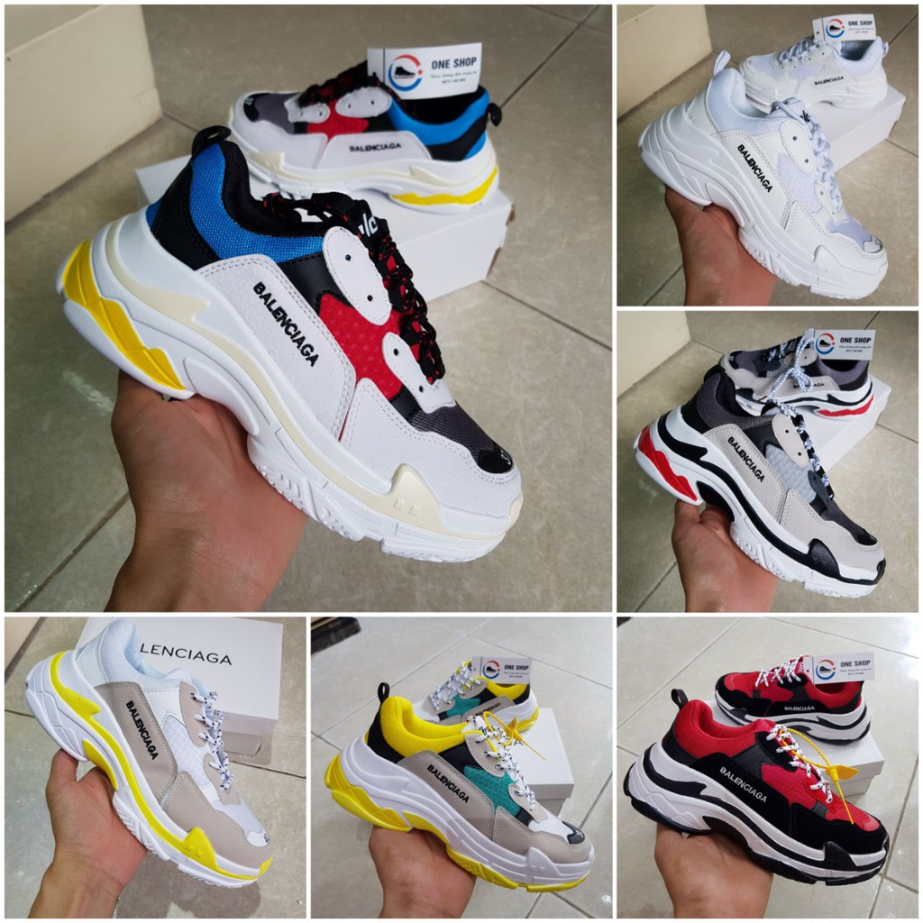 [Mã FAGREEN245 giảm 10% tối đa 30K đơn 99K] (FREE SHIP+ BOX) Giày thể thao balen đủ mầu ,đủ size 36_44.