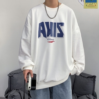 【Plus Size】M-5XL Mens T-shirts Tops Tees Autumn Tshirt 2020 New Long Sleeve Korean Style T Shirt Male Cotton O Neck Tops High Quality T-shirt for Men Clothing