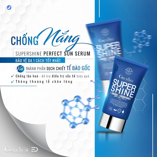 [HÀNG NHẬP KHẨU] Serum chống nắng nội sinh, tế bào gốc chống nắng Cosmeheal Supershine Perfect Sun Serum