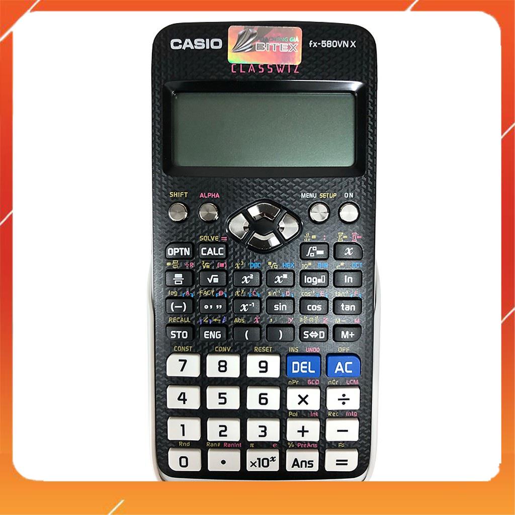 Máy tính cầm tay CAS1O 580VN-PLUS,dành cho học sinh,sinh viên,văn phòng,tiện dụng,bền bỉ