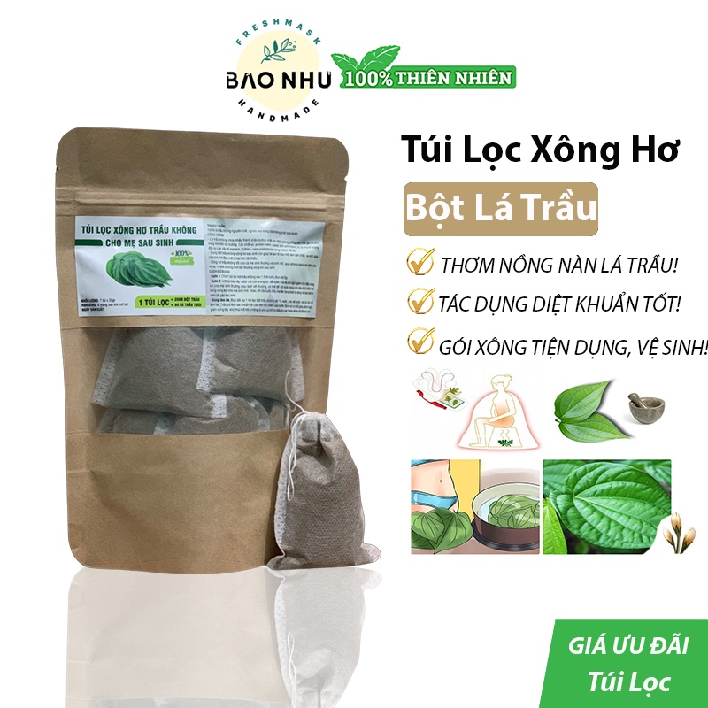 [TÚI LỌC] Xông Hơ Trầu Không Handmade