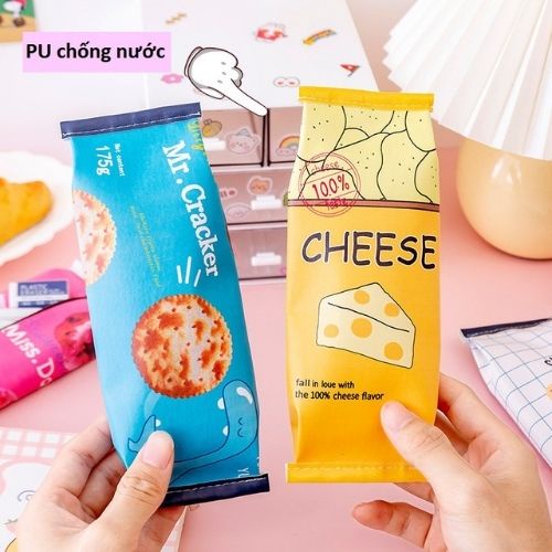 Túi đựng bút , hộp bút cute Chimi HT041 thiết kế kiểu dáng gói đồ ăn nhanh nhiều mẫu lựa chọn