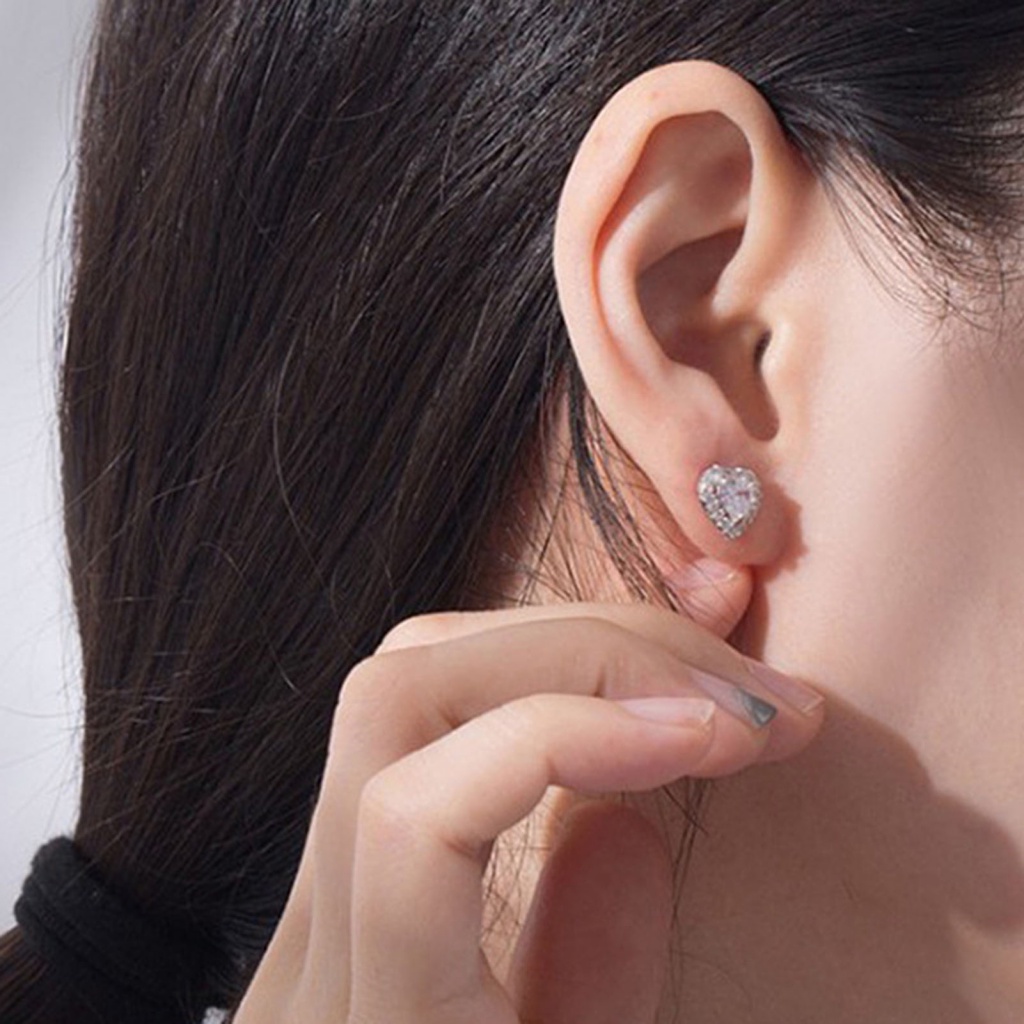 Bông Tai Dáng Dài Đính Đá Ngọt Ngào Thời Trang Cho Nữ