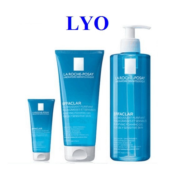 Sữa rửa mặt La Roche - Posay Effaclar 50ml - 400ml cho da dầu, mụn, nhạy cảm.