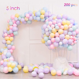 200 Quả Bong Bóng Pastel Size 6inch, Phụ Kiện Trang Trí Sinh Nhật ABSHOP COM VN