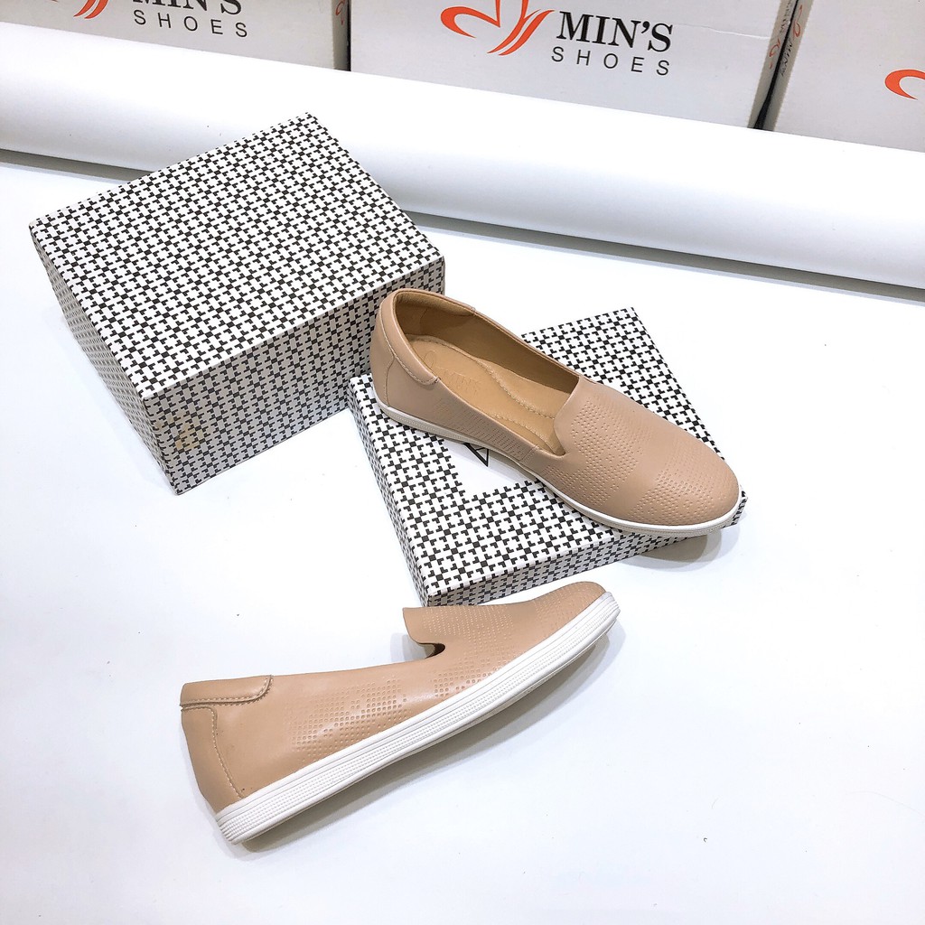 Min's Shoes - Giày Lười Da Thật GL44 KEM | BigBuy360 - bigbuy360.vn