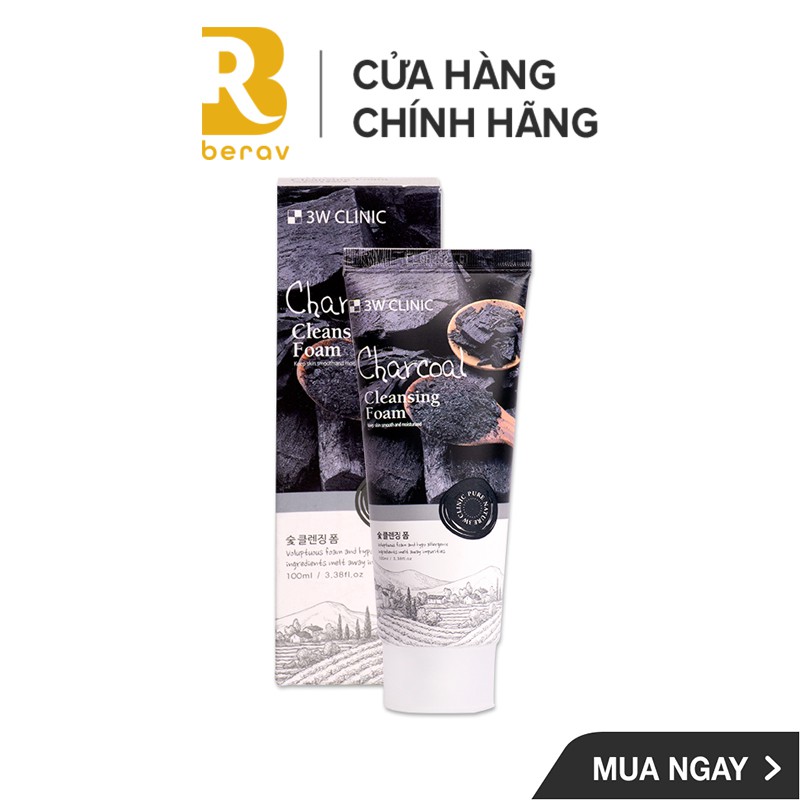 Sữa Rửa Mặt Làm Sạch & Cấp Ẩm 3W Clinic 100ml