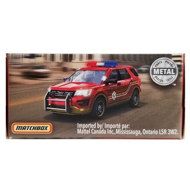 Xe mô hình Matchbox '16 Ford Interceptor Utility FYP34