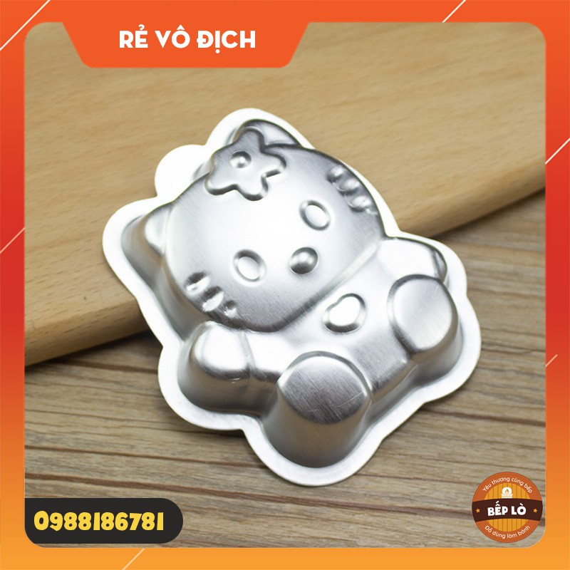 Khuôn Hello Kitty làm thạch, flan, rau câu, pudding H625, H635, H636