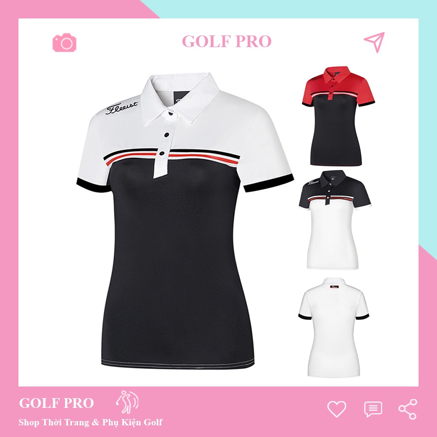 Áo golf nữ thể thao Titleist phong cách cá tính GOLF PRO AS002