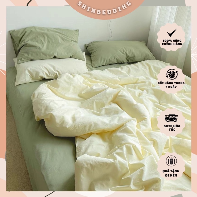 Set Bộ Vỏ Chăn Ga Gối Cotton TC Mới Nhất _shinbedding