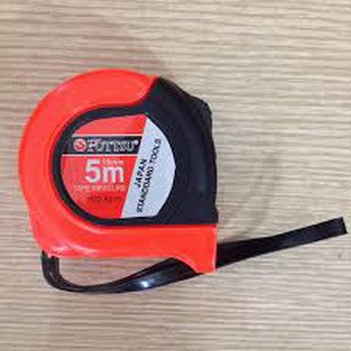 Thước kéo Futtsu đỏ 2 mặt Japan 3m*16mm, 5m*19mm