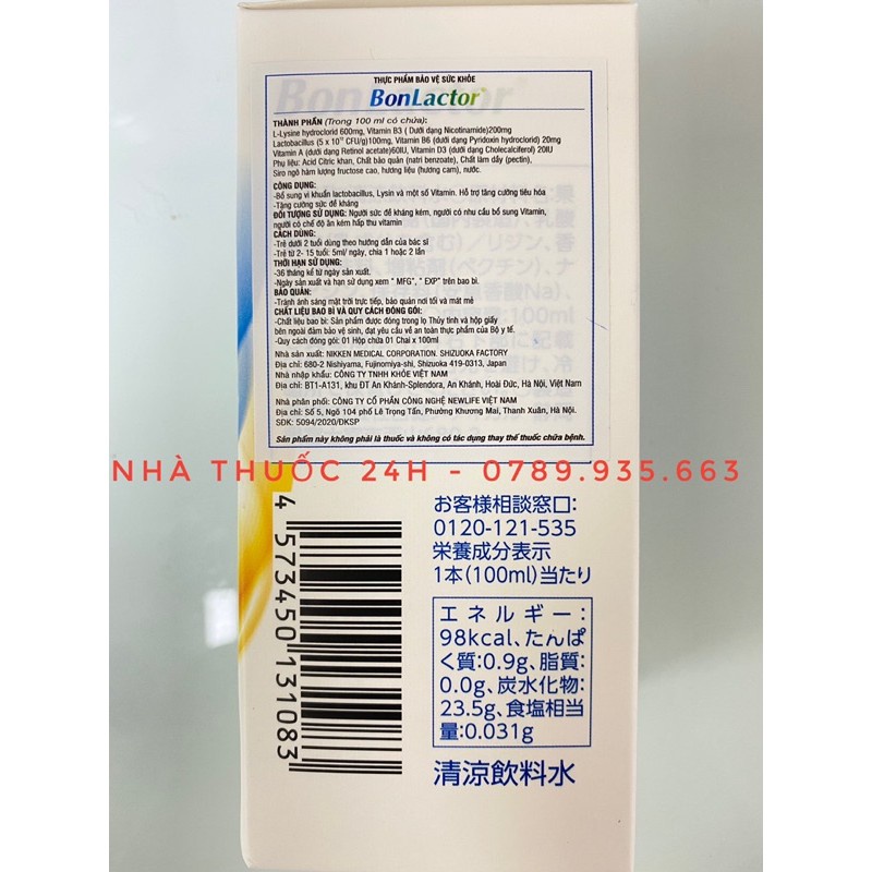 Bổ Sung Bonlactor Giúp Bé Cân Bằng Hệ Vi Sinh Đường Ruột,Tiêu Hóa Hấp Thu Tốt.Xuất Xứ Từ Nhật